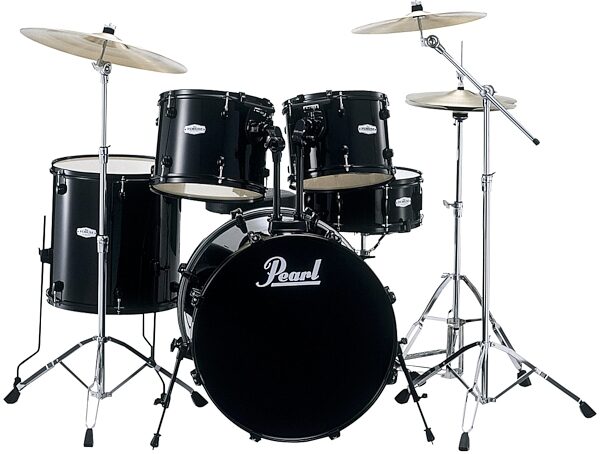 Pearl FZH725B Forum 5-Piece Drum Kit, Black