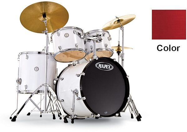 Mapex HX5255TC Horizon HX Standard 5-Piece Drum Kit, Burgundy