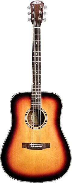 Great Divide SS-D Campfire Dreadnought Acoustic Guitar, Sunburst