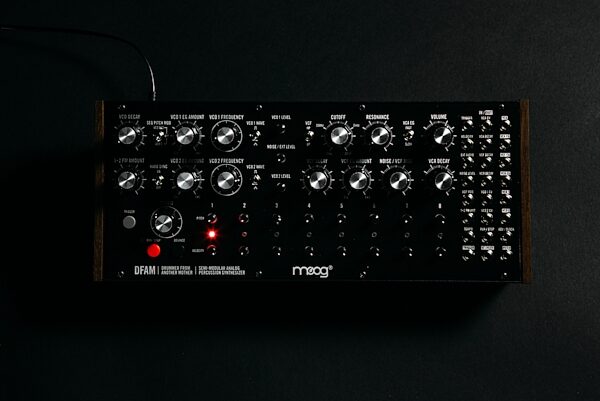 Moog DFAM Drummer From Another Mother Semi-Modular Analog Percussion Synthesizer, New, In Use