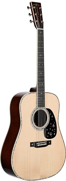 Martin D-45 Bentley Snowflake Custom Edition Acoustic Guitar (with Case), Body Left Front