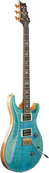 PRS Paul Reed Smith Wood Library CU24 10-Top Electric Guitar, with Cocobolo Fingerboard (with Case), Body Left Front