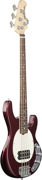 Ernie Ball Music Man Short Scale StingRay Electric Bass (with Case), Body Left Front