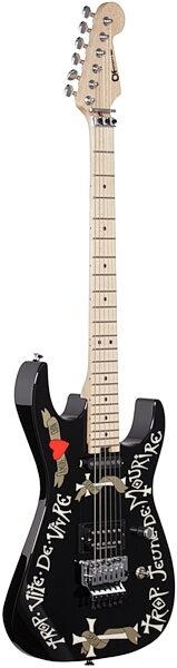 Charvel Warren DeMartini USA Signature Frenchie Electric Guitar (with Case), Body Left Front