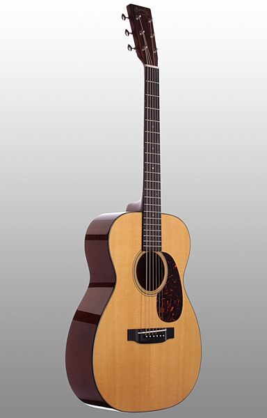 Martin 0018V Vintage Series Grand Concert Acoustic Guitar (with Case), Body Left Front
