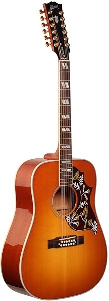 Gibson 2017 Limited Edition Hummingbird Acoustic-Electric Guitar, 12-String, Heritage Cherry Sunburst (with Case), Body Left Front