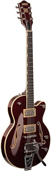Gretsch G6659TFM PE Broadkaster Jr Electric Guitar (with Case), Body Left Front