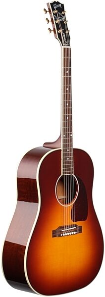 Gibson 125th Anniversary J-45 Acoustic-Electric Guitar (with Case), Body Left Front