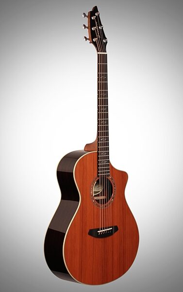 Breedlove USA Legacy Concert Redwood Top Acoustic-Electric Guitar (with Case), Body Left Front