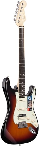 Fender American Elite Stratocaster HSS Shawbucker Electric Guitar, Ebony Fingerboard (with Case), Body Left Front