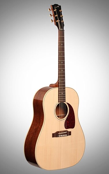 Gibson Limited Edition J45 Figured Mahogany Special Acoustic-Electric Guitar (with Case), Body Left Front