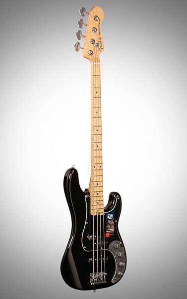 Fender American Elite Precision Electric Bass (Maple, with Case), Body Left Front