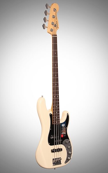 Fender American Elite Precision Electric Bass (Rosewood, with Case), Body Left Front