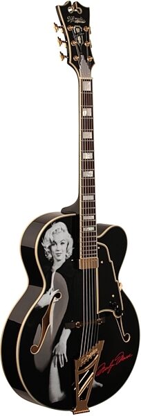 D'Angelico Limited Edition Marilyn Monroe EXL-1 Hollowbody Electric Guitar (with Case), Body Left Front