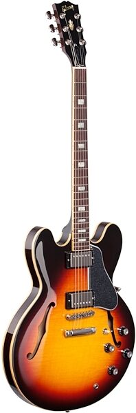 Gibson 2019 ES-335 Figured Semi-Hollowbody Electric Guitar (with Case), Body Left Front