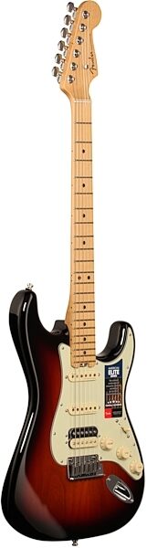 Fender American Elite Stratocaster HSS Shawbucker Electric Guitar (with Case), Body Left Front