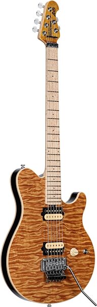 Ernie Ball Music Man BFR Double Trouble Axis Electric Guitar (with Case), Body Left Front