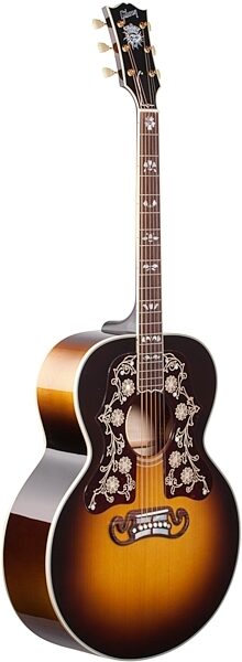 Gibson Limited Edition 2018 Bob Dylan Players SJ-200 Acoustic-Electric Guitar (with Case), Body Left Front