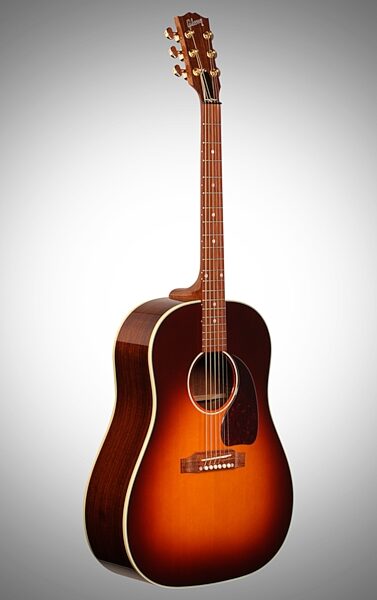 Gibson Limited Edition J45 Granadillo Acoustic-Electric Guitar (with Case), Body Left Front