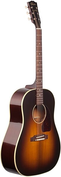 Gibson J-45 Vintage Acoustic Guitar (with Case), Body Left Front