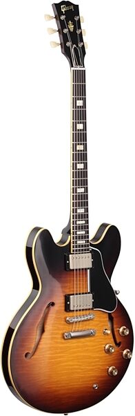 Gibson 2016 Memphis 1963 ES-335TDN Hand Selected Electric Guitar (with Case), Body Left Front