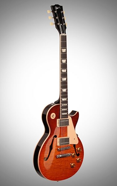 Gibson 2016 Limited Edition ES LP Premium Figured Electric Guitar (with Case), Body Left Front