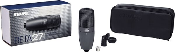 Shure Beta 27 Condenser Microphone, New, Package Contents
