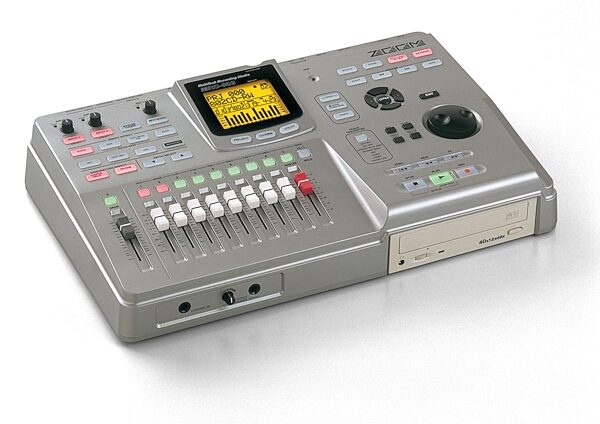 Zoom MRS802BCD MultiTrak Recording Studio with CDR/RW, Angle
