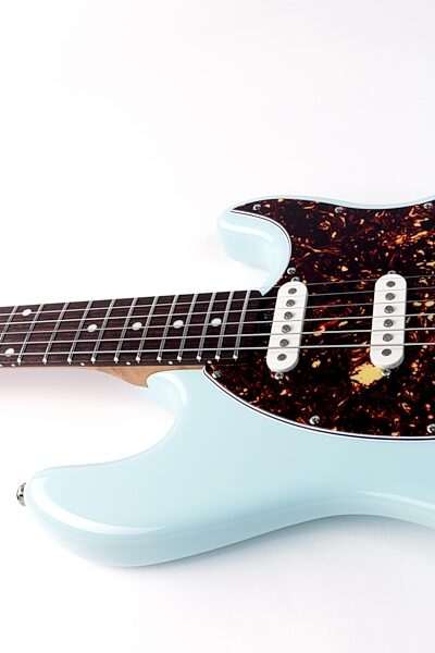 Ernie Ball Music Man Cutlass HSS Tremolo Electric Guitar (with Mono Gig Bag), Action Position Back