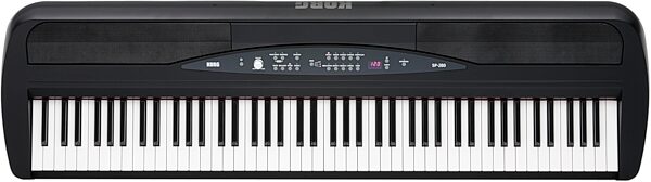 Korg SP-280 Digital Piano with Stand, 88-Key, Black, Action Position Back