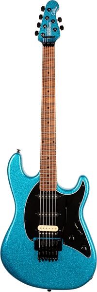 Ernie Ball Music Man Cutlass HSS Bull Head Floyd BFR Electric Guitar (with Case), Action Position Back