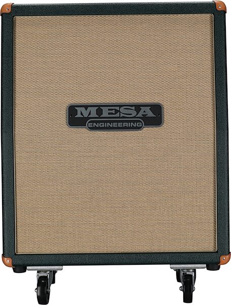 Mesa/Boogie Limited Edition 2x12 Guitar Speaker Cabinet, Emerald Green Brown, Action Position Back