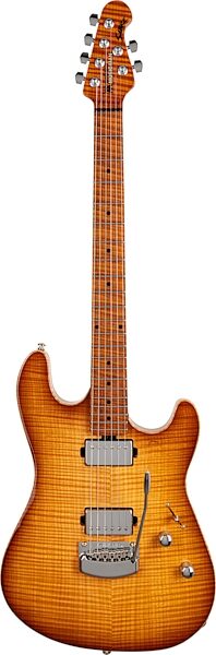 Ernie Ball Music Man Sabre HH Tremolo Electric Guitar, Maple Fingerboard (with Case), Action Position Back