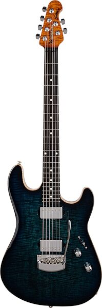 Ernie Ball Music Man Sabre HH Tremolo Electric Guitar, Ebony Fingerboard (with Case), Action Position Back