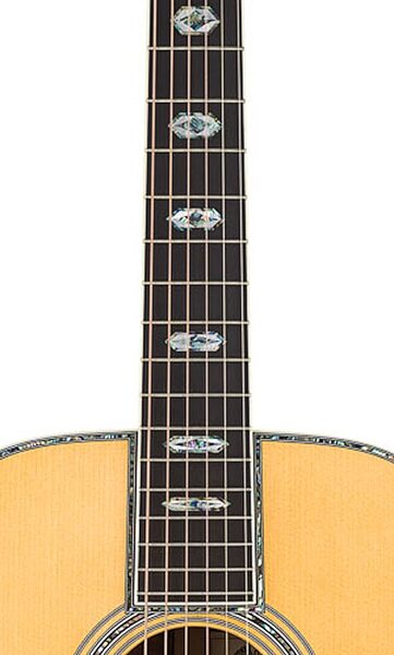 Martin OM Figured Koa Acoustic Guitar (with Case), Neck