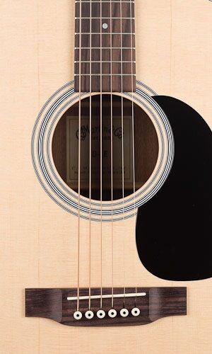 Martin D-1E Dreadnought Acoustic-Electric Guitar, Closeup