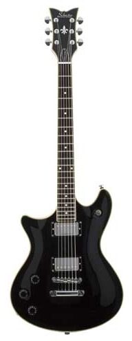 Schecter Tempest Standard Left-Handed Electric Guitar, Black