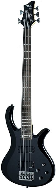 Schecter Riot Deluxe-5 5-String Electric Bass, Black