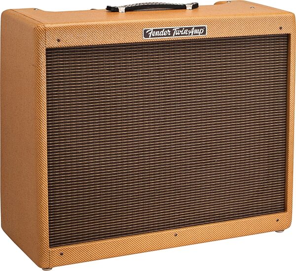 Fender '57 Custom Twin-Amp Guitar Combo Amplifier (40 Watts, 2x12"), Angle