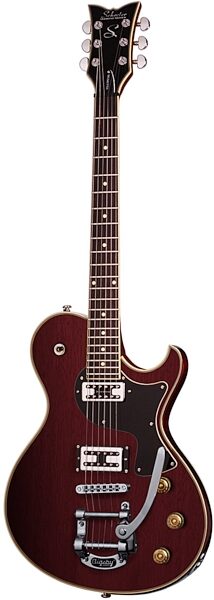 Schecter Solo Vintage Electric Guitar, See-Thru Cherry