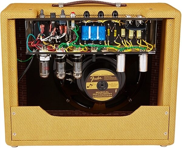 Fender '57 Custom Deluxe Hand-Wired Guitar Combo Amplifier (12 Watts, 1x12"), USED, Warehouse Resealed, View 7