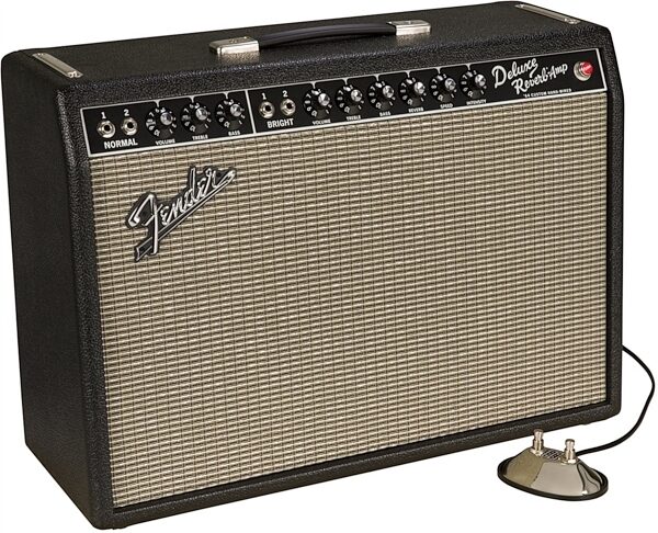 Fender '64 Custom Deluxe Reverb Handwired Guitar Combo Amplifier, New, ve