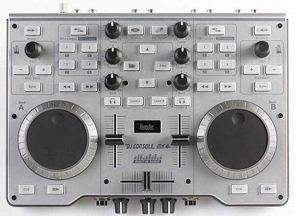 Hercules DJ Console Mk4 USB DJ/Audio Interface, Top