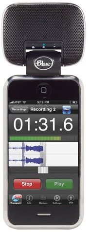 BLUE Mikey G2 iPod Microphone Recorder, Recording
