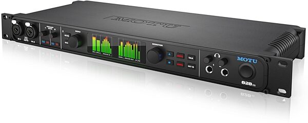 MOTU 828ES Thunderbolt and USB Audio Interface, New, Angled Front