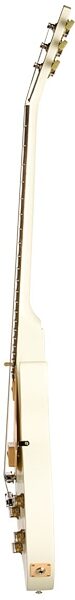 Gibson 1950s Les Paul Studio Tribute Electric Guitar (with Gig Bag), Worn White Satin - Side