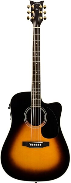 Schecter Royal Acoustic-Electric Guitar (with Case), Main