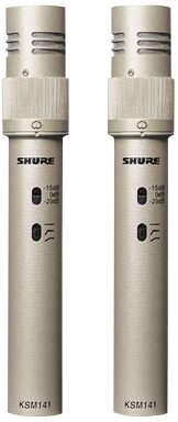 Shure KSM141 Multi-Pattern Microphone, KSM141/SL ST, Stereo Matched Pair, Main