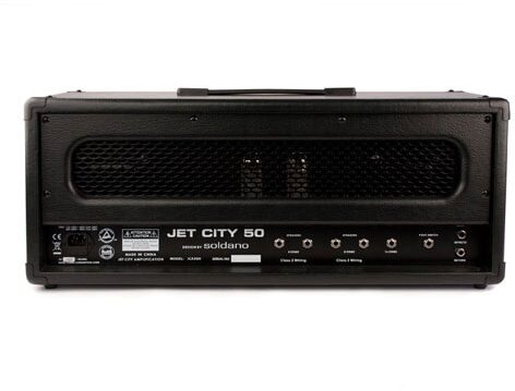 Jet City JCA50H Guitar Amplifier Head Design by Soldano (50 Watts), Rear