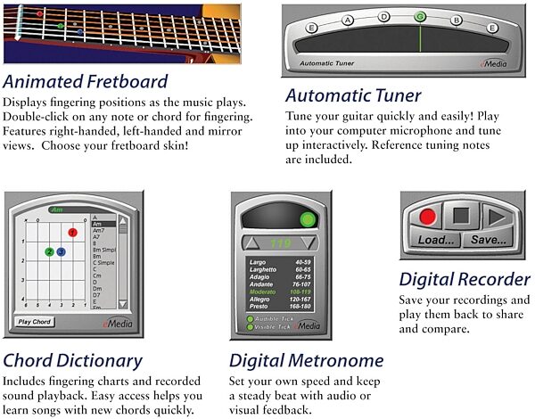 eMedia Guitar Basics Instructional Software (Mac and Windows), Screenshot 3